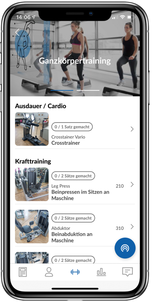 screenshot Ganzkörpertraining 515x1024 - kinastic - Deine Geräte. Deine Übungen. Deine Trainings­philosophie in einer App